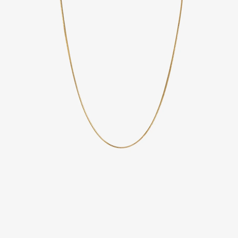 زنجیر بیزمارک طلا 18 عیار زنانه سوتیکو مدل چهارگوش 40CM