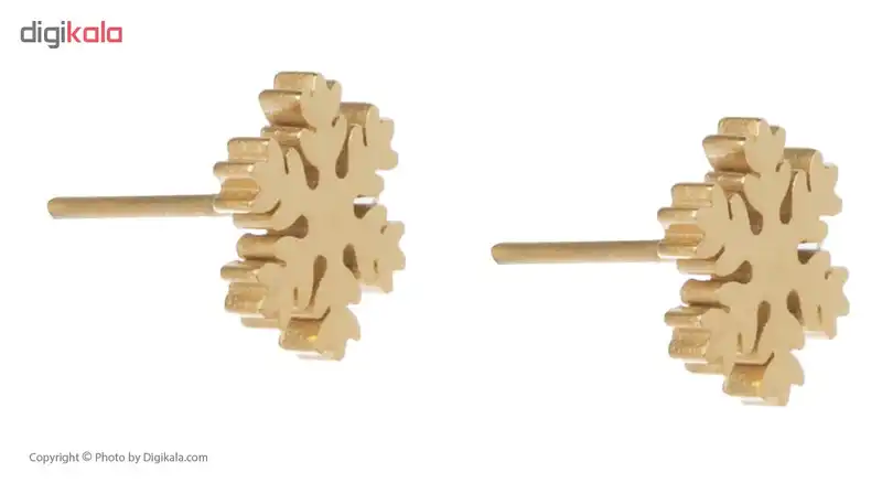 گوشواره میخی طرح برف