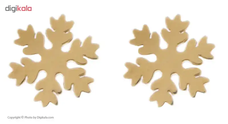 گوشواره میخی طرح برف