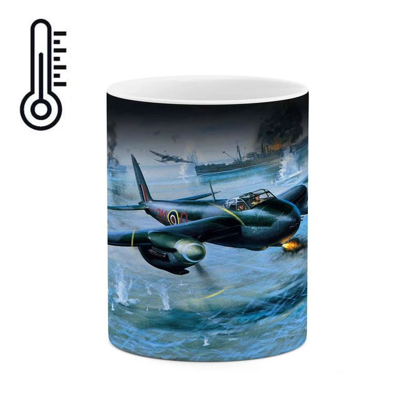 ماگ حرارتی کاکتی مدل هواپیمای جنگنده کد mgh10660