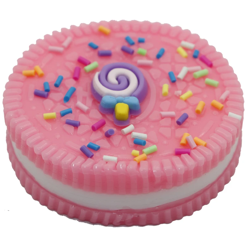 عکس شماره 4 : فیجت ضد استرس سمید مدل اسکوییشی نرمالو طرح بیسکوئیت 3 لایه