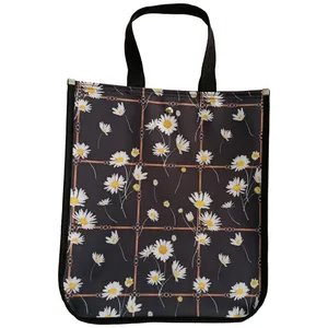 ساک دستی طرح بابونه و زنجیر