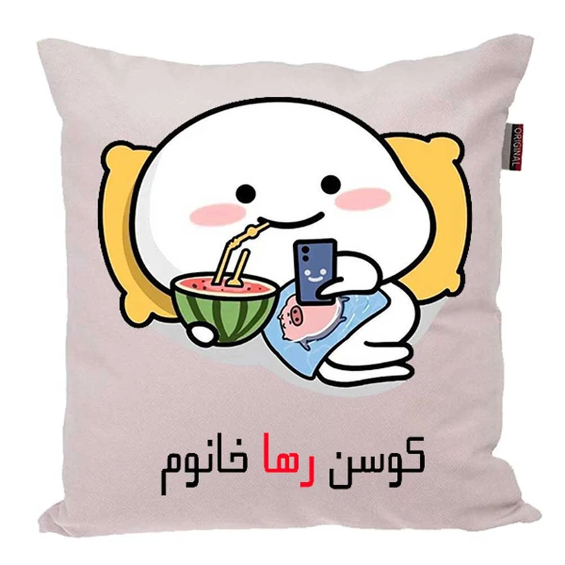 کوسن پاد آفرین مدل فانتزی اسم شخصی طرح دخترانه اسم رها کد 1331p