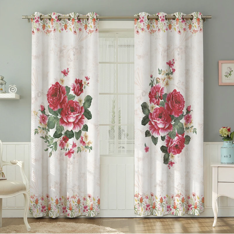 پرده نیروانا طرح مدرن  مدل هازان کد 4555 سایز 140×280 سانتی متر