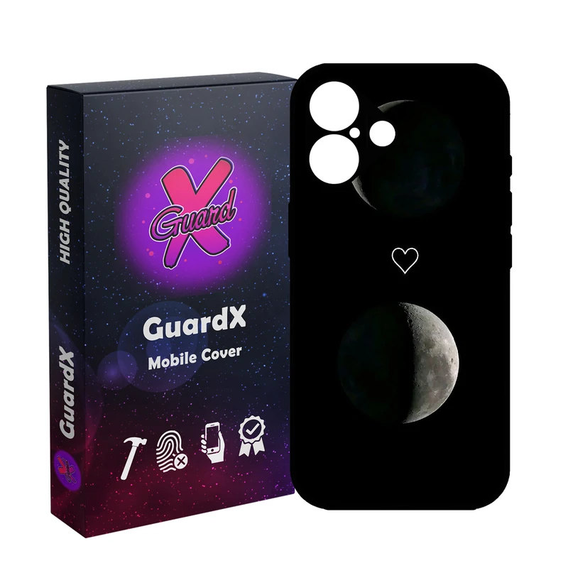 کاور گارد ایکس طرح ماه مدل 10725 مناسب برای گوشی موبایل اپل iPhone 16