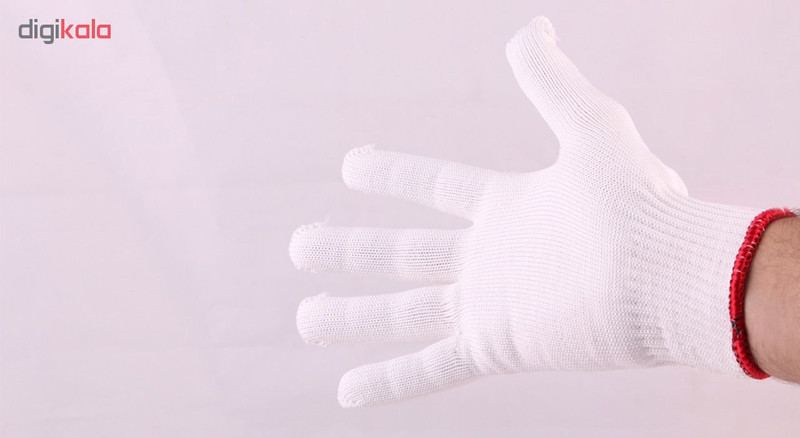 دستکش ایمنی ماندگار مدل ویسکوز 1 جفتی