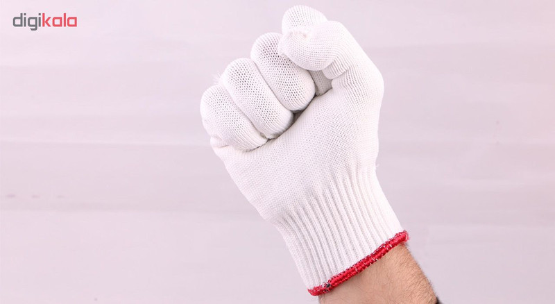 دستکش ایمنی ماندگار مدل ویسکوز 1 جفتی