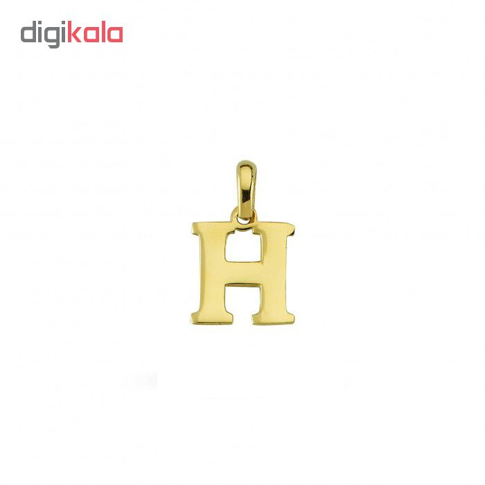 آویز گردنبند طلا 18 عیار نیکان زر مدل GM108