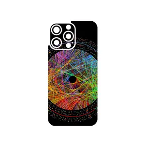 MAHOOT Mathematical Geometric Shape 2 Cover Sticker for Apple iPhone 15 Pro Max
