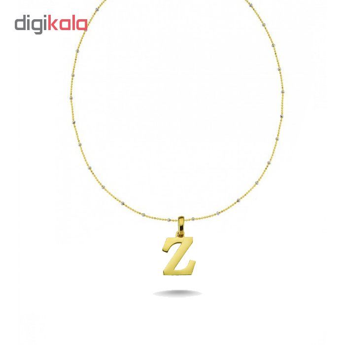 آویز گردنبند طلا 18 عیار نیکان زر مدل GM120 -  - 3