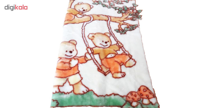پتو نوزادی اسپانیایی طرح کودک بیبی گلد مدل ۳۳۲۲