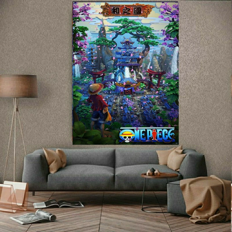 تابلو شاسی طرح انیمه وان پیس One Piece مدل SDP238