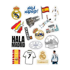 استیکر لپ تاپ توییجین و موییجین طرح رئال مادرید کد 03 مجموعه 17 عددی