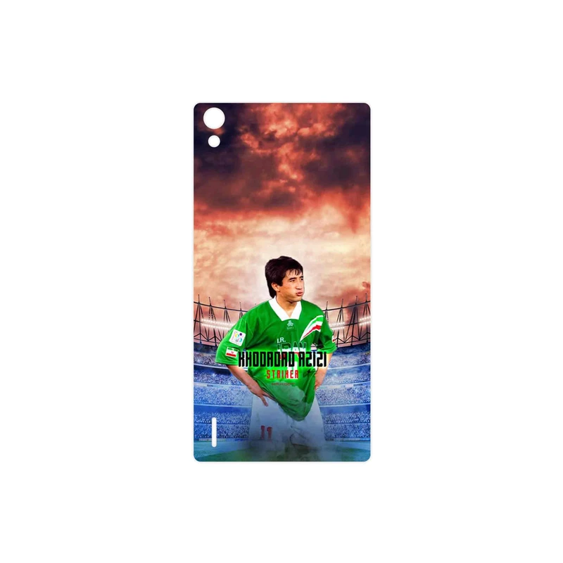 برچسب پوششی ماهوت مدل Khodadad Azizi مناسب برای گوشی موبایل هوآوی Ascend P7