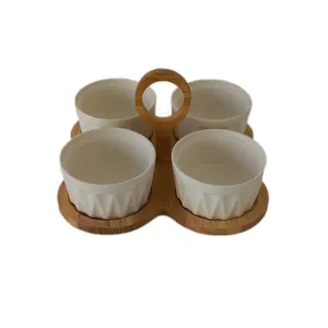 اردو خوری مدل چوبی مجموعه 5 عددی