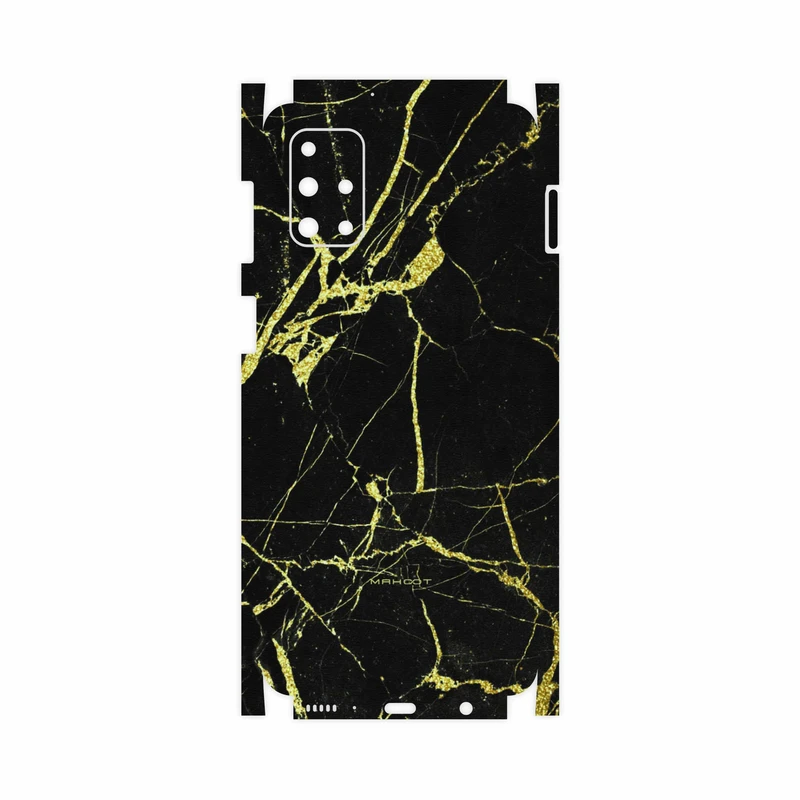 برچسب پوششی ماهوت مدل Graphite-Gold-Marble-FullSkin مناسب برای گوشی موبایل سامسونگ Galaxy M31S