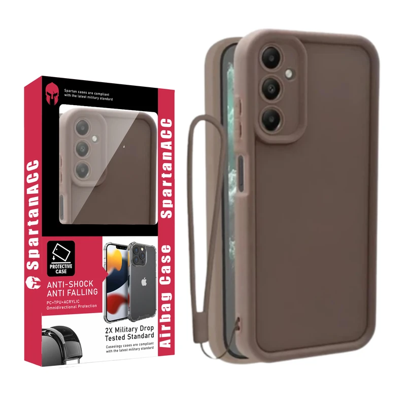 کاور اسپارتان مدل Silicone Puffer مناسب برای گوشی موبایل سامسونگ Galaxy A16 4G و Galaxy A16 5G به همراه بند آویز