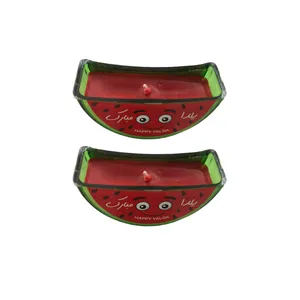 شمع مستر تم مدل هندوانه یلدا سوپر اسمال بسته بندی 2 عددی