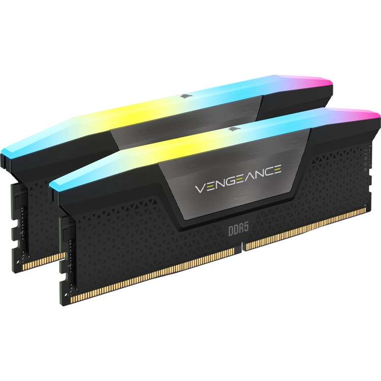 رم دسکتاپ DDR5 دو کاناله 6000 مگاهرتز CL36 کورسیر مدل VENGEANCE RGB ظرفیت 32 گیگابایت رم دسکتاپ DDR5 دو کاناله 6000 مگاهرتز CL36 کورسیر مدل VENGEANCE RGB ظرفیت 32 گیگابایت