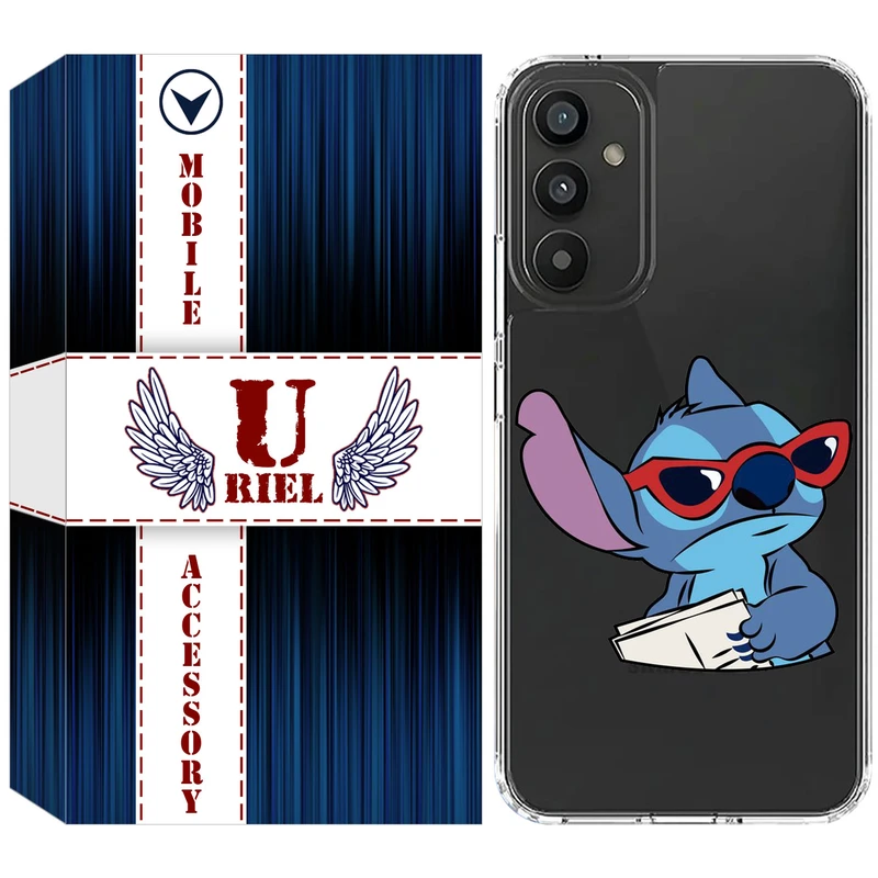 کاور یوریل مدل Clear کد 69 طرح  استیچ مناسب برای گوشی موبایل سامسونگ Galaxy A04S