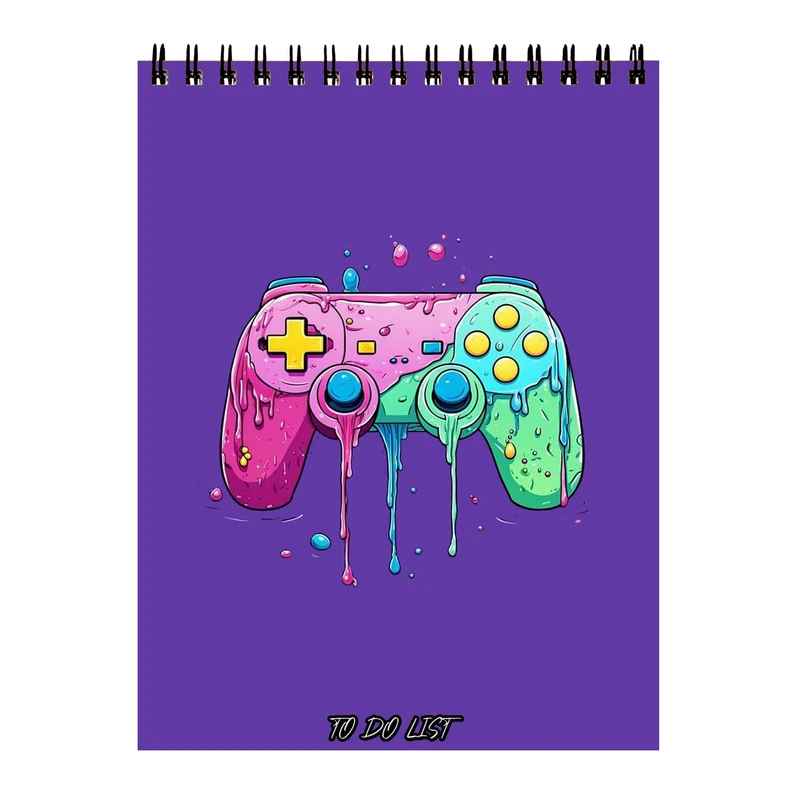 دفتر برنامه‌ریزی 60 برگ مدل پلی استیشن و بازی کد 0025