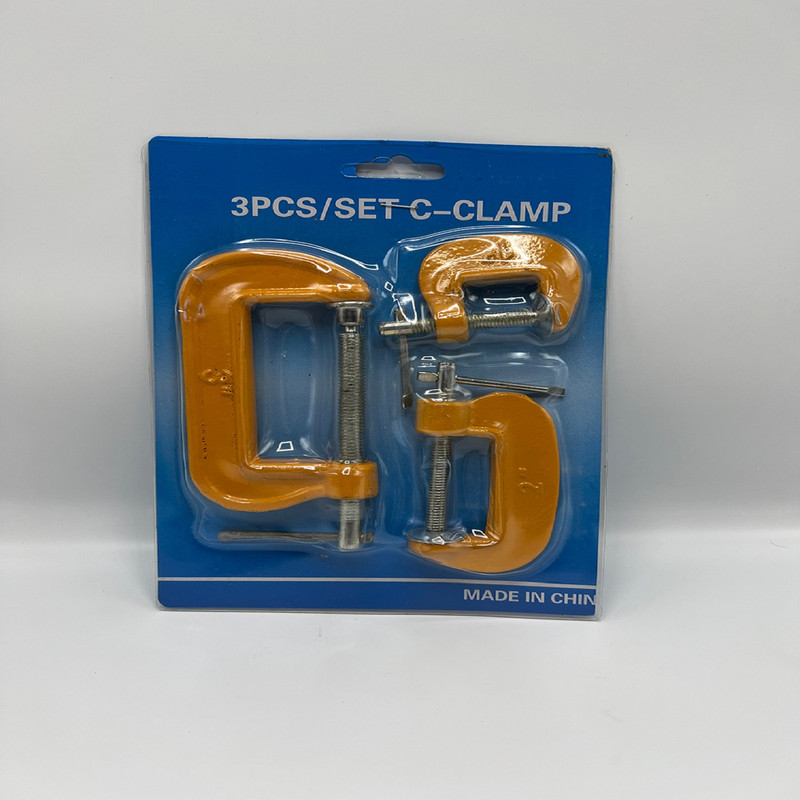 گیره کلمپ مدل c مجموعه 3 عددی گیره کلمپ مدل c مجموعه 3 عددی