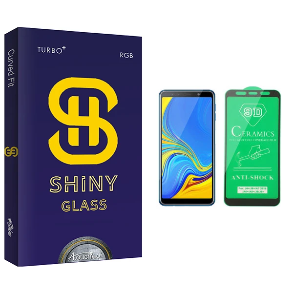محافظ صفحه نمایش سرامیکی آتوچبو مدل Shiny Glass مناسب برای گوشی موبایل سامسونگ Galaxy A7 2018