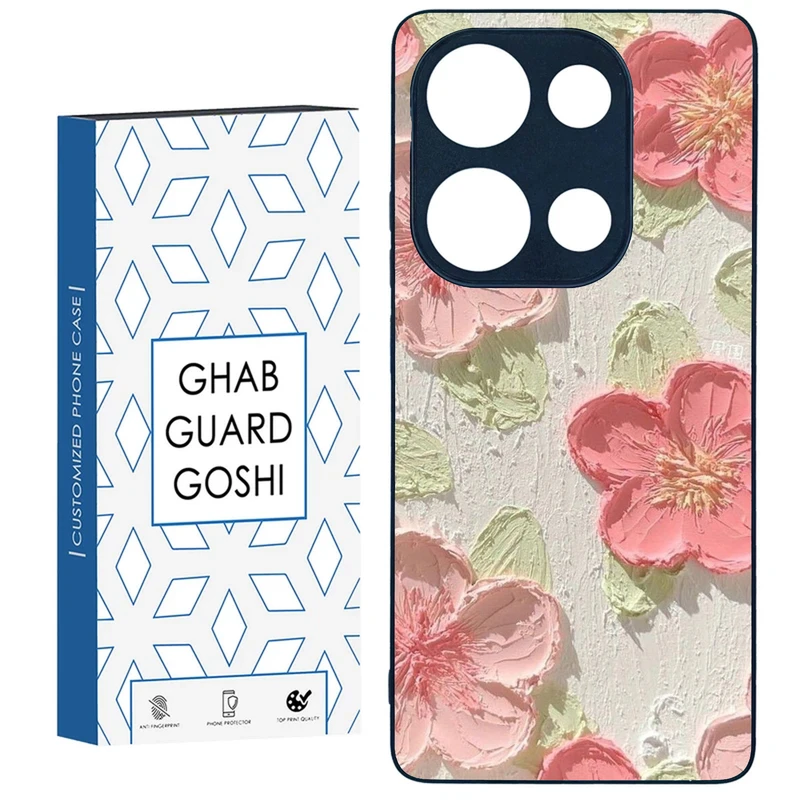 کاور قاب گارد گوشی طرح گل کد FB-282 مناسب برای گوشی موبایل شیائومی NOTE 13 PRO 4G / M6 PRO 4G  