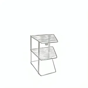 راف نظم دهنده داخل کابینت استیل ایکس مدل کنج کد K2 