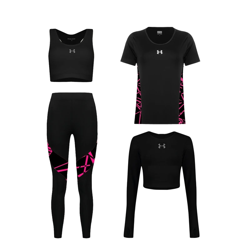 ست چهار تکه لباس ورزشی زنانه مدل 1401-1801-7201-63