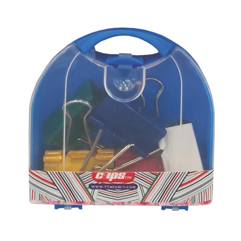 گیره کاغذ کلیپس مدل کیفی کد 147365 بسته 5 عددی