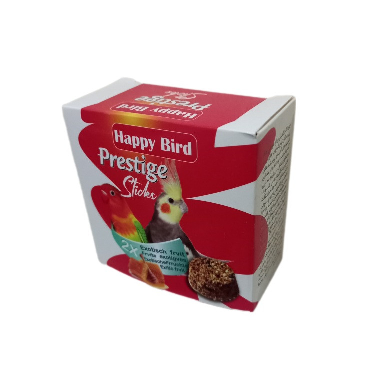 تشویقی پرنده هپی برد مدل استیک عسلی وزن 70 گرم
