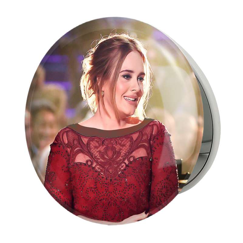 آینه جیبی خندالو طرح ادل Adele مدل تاشو کد 18990