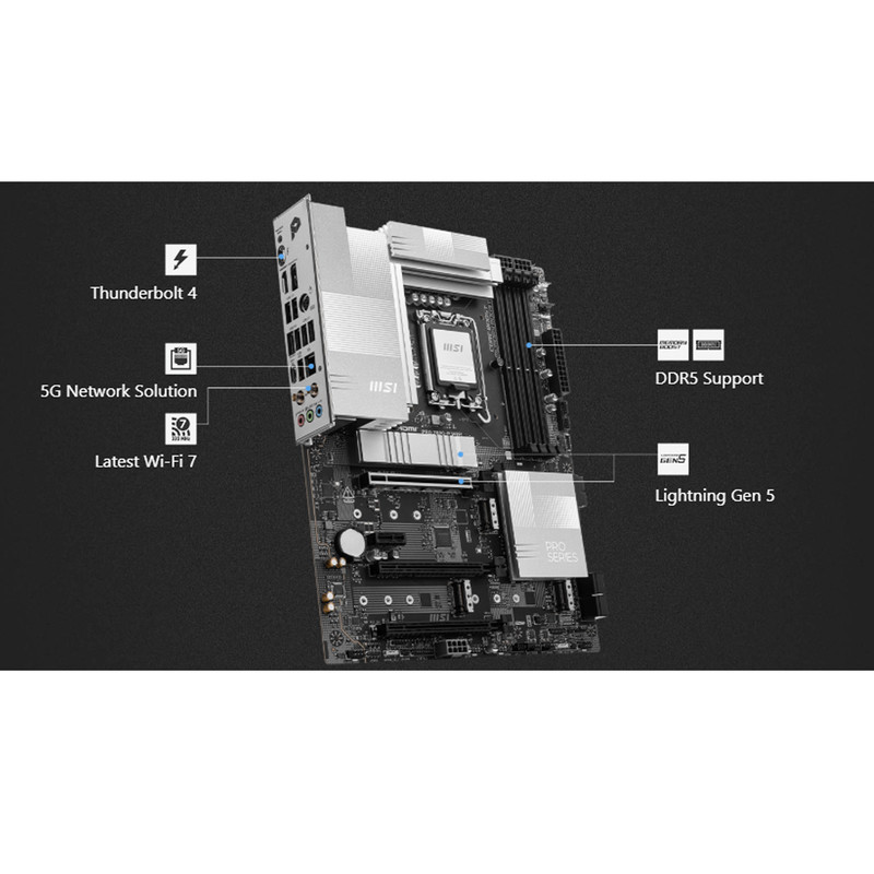 مادربرد ام اس آی مدل PRO Z890-P WIFI