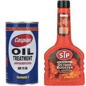 مکمل سوخت اس تی پی مدل Jet Fuel حجم 155 میلی لیتر به همراه مکمل روغن موتور خودرو کاسپین