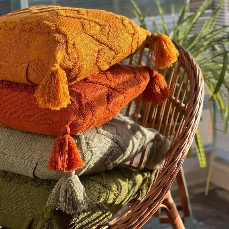 کاور کوسن مدل پانچدوزی ایران سایز 40×40 سانتی متر