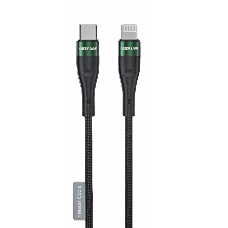 کابل تبدیل USB-C به لایتنینگ گرین لاین مدل gncbcltg1mbk طول 1 متر