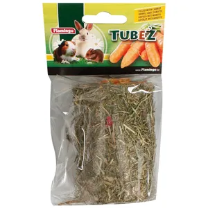مکمل غذایی جوندگان فلامینگو مدل Nibble Tunnel Carrot وزن 125 گرم