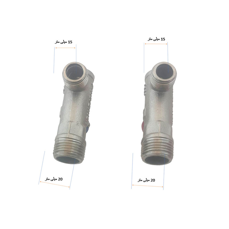 شیر پیسوار رهانه مدل فیلتر دار 3/8 بسته 2 عددی شیر پیسوار رهانه مدل فیلتر دار 3/8 بسته 2 عددی
