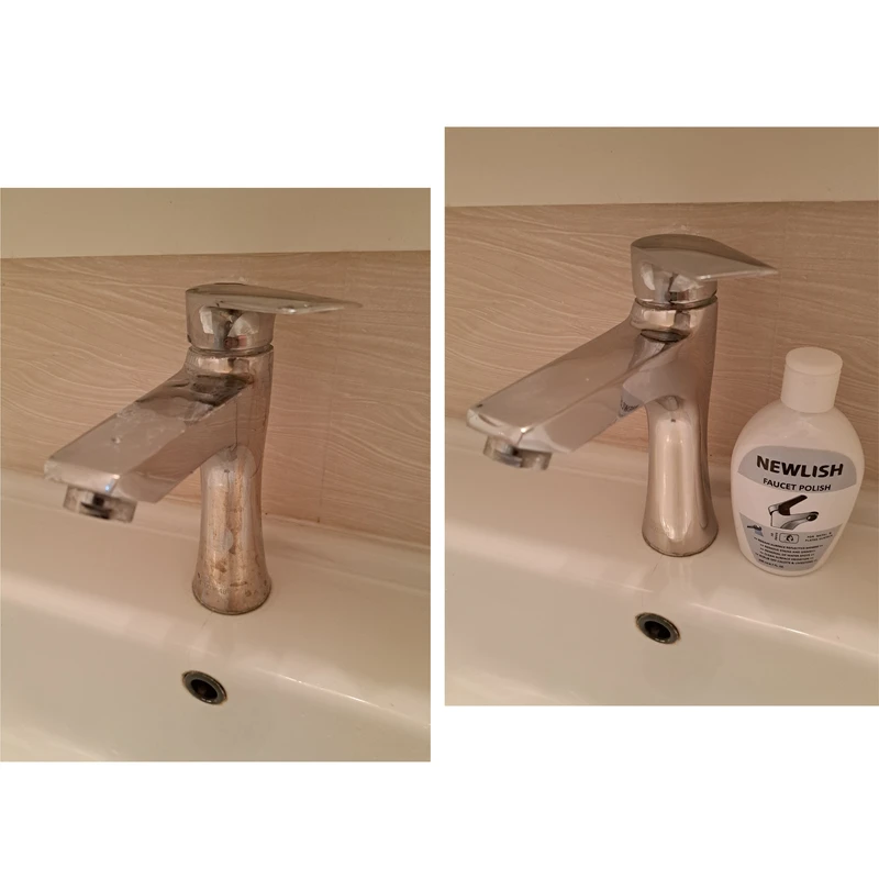 عکس شماره 8 : پولیش براق کننده شیرآلات و دوش حمام نیولیش مدل 10 حجم 200 میلی لیتر