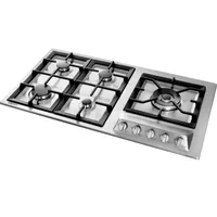 اجاق گاز صفحه&zwnj;ای پنج شعله استیل البرز مدل S-5909