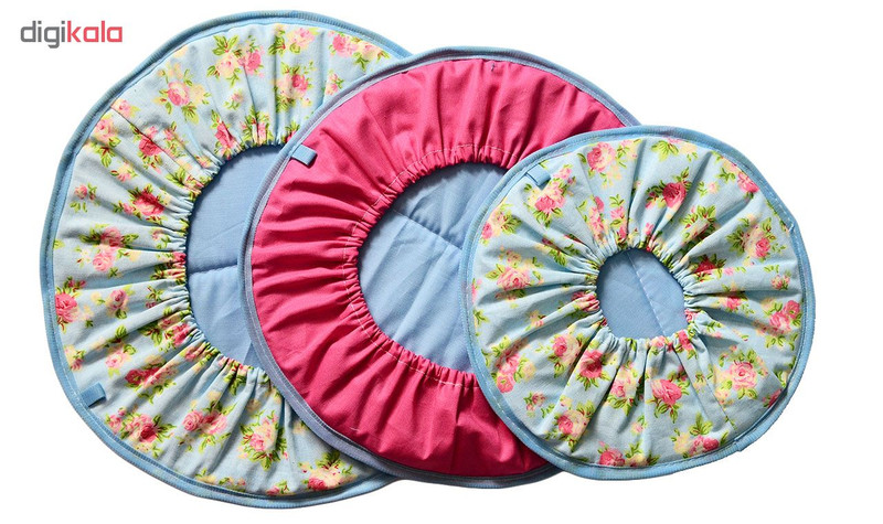 دم کنی ۳ تکه طرح گل کد DK-06