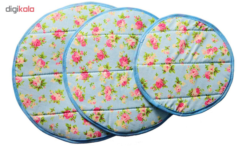 دم کنی ۳ تکه طرح گل کد DK-05