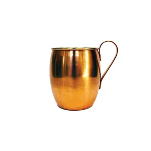 لیوان مسی طرح خمره ای سایز 2