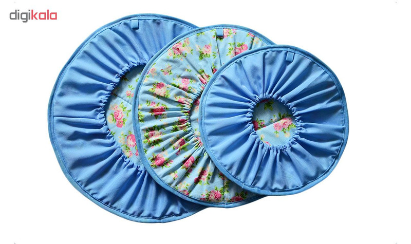 دم کنی ۳ تکه طرح گل کد DK-01