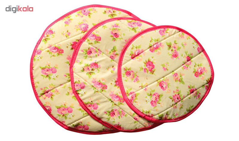 دم کنی ۳ تکه طرح گل کد DK-07