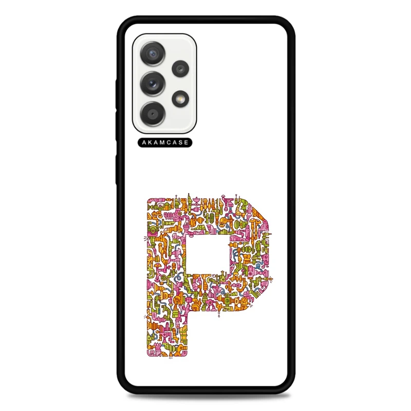کاور آکام مدل AMC-WSGA52-ALPHADOODLEBET-16 مناسب برای گوشی موبایل سامسونگ Galaxy A52