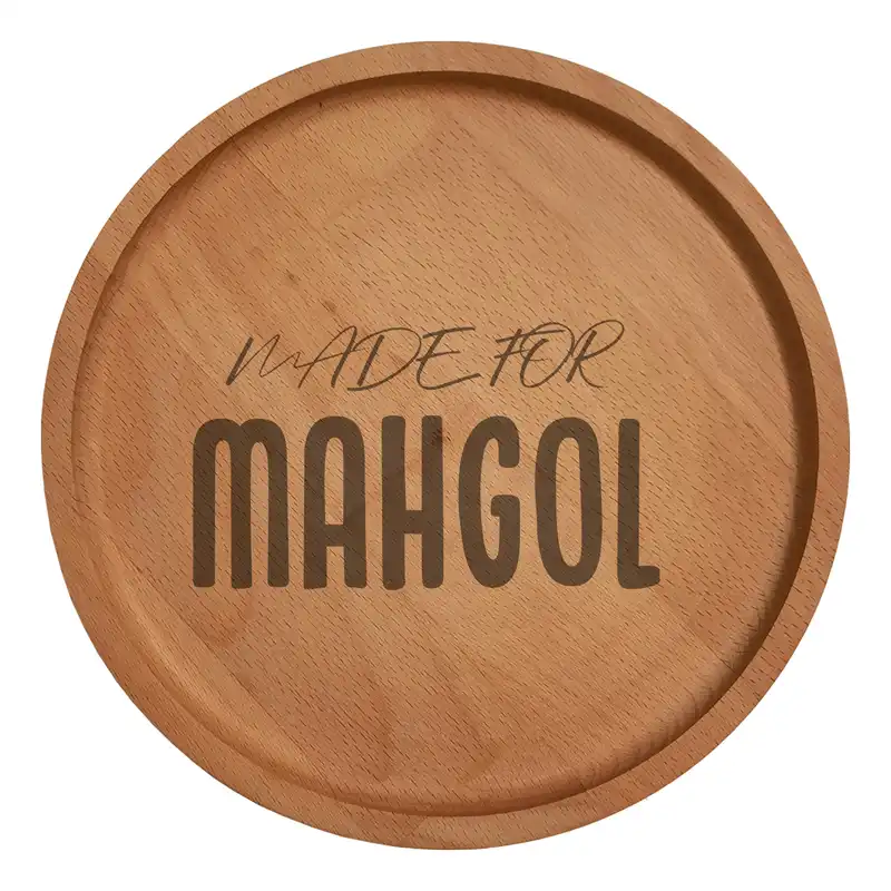 بشقاب چوبی مدل مهگل