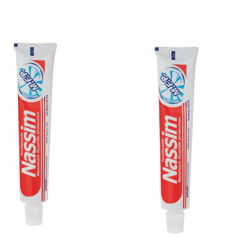 خمیر دندان نسیم مدل فلوراید حجم 80 میلی لیتر مجموعه 2 عددی