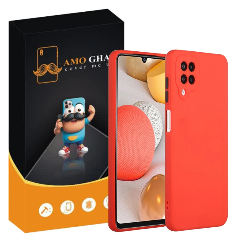 کاور عمو قاب مدل سیلیکونی پاک کنی مناسب برای گوشی موبایل سامسونگ Galaxy A12